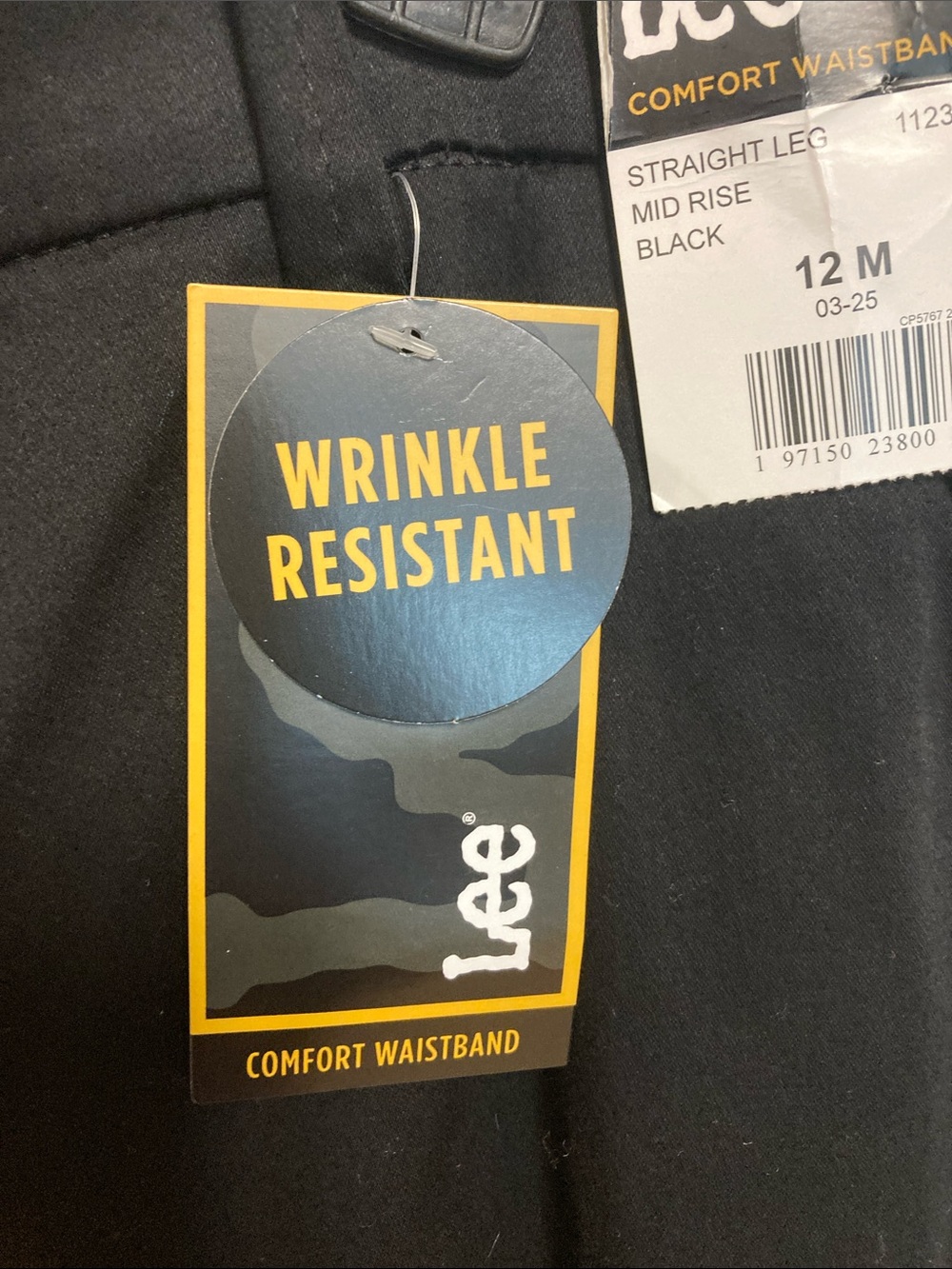 Lee Black Straight-Leg Women's Pants - Picture 4 of 10